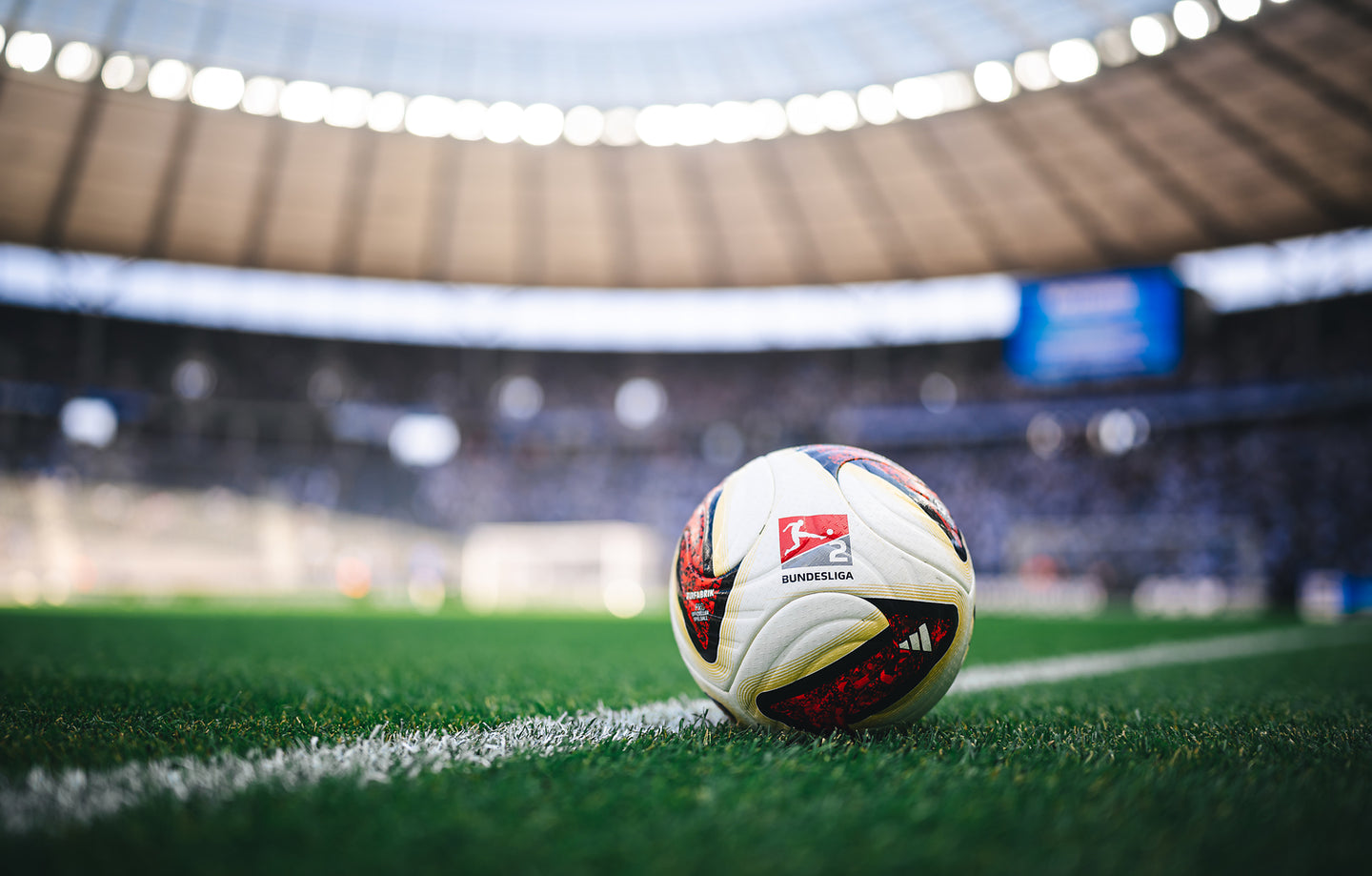 Hertha Original-Spielball #BSCFCH im Stadion