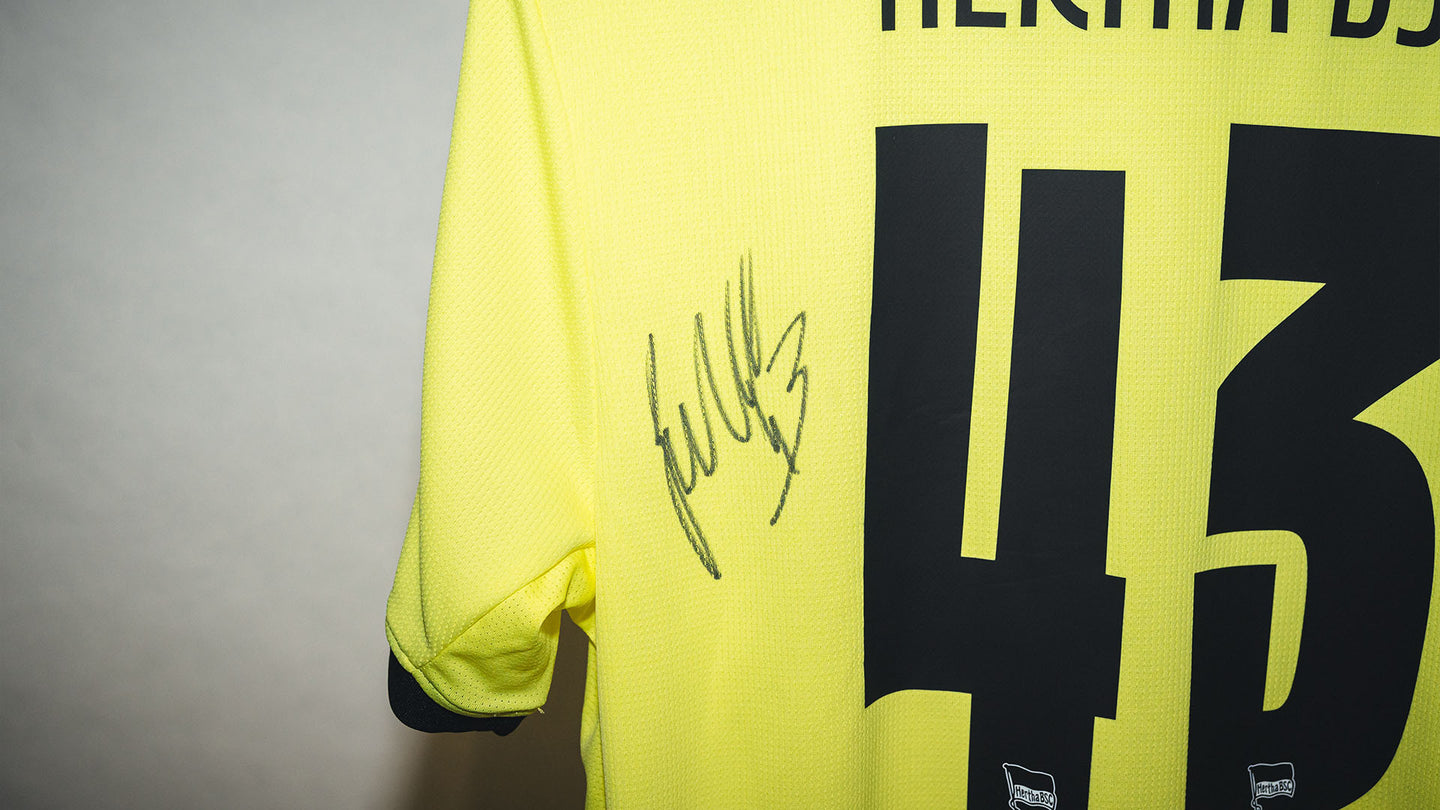 Hertha Heimtrikot Tim Goller Rückenansicht Detail