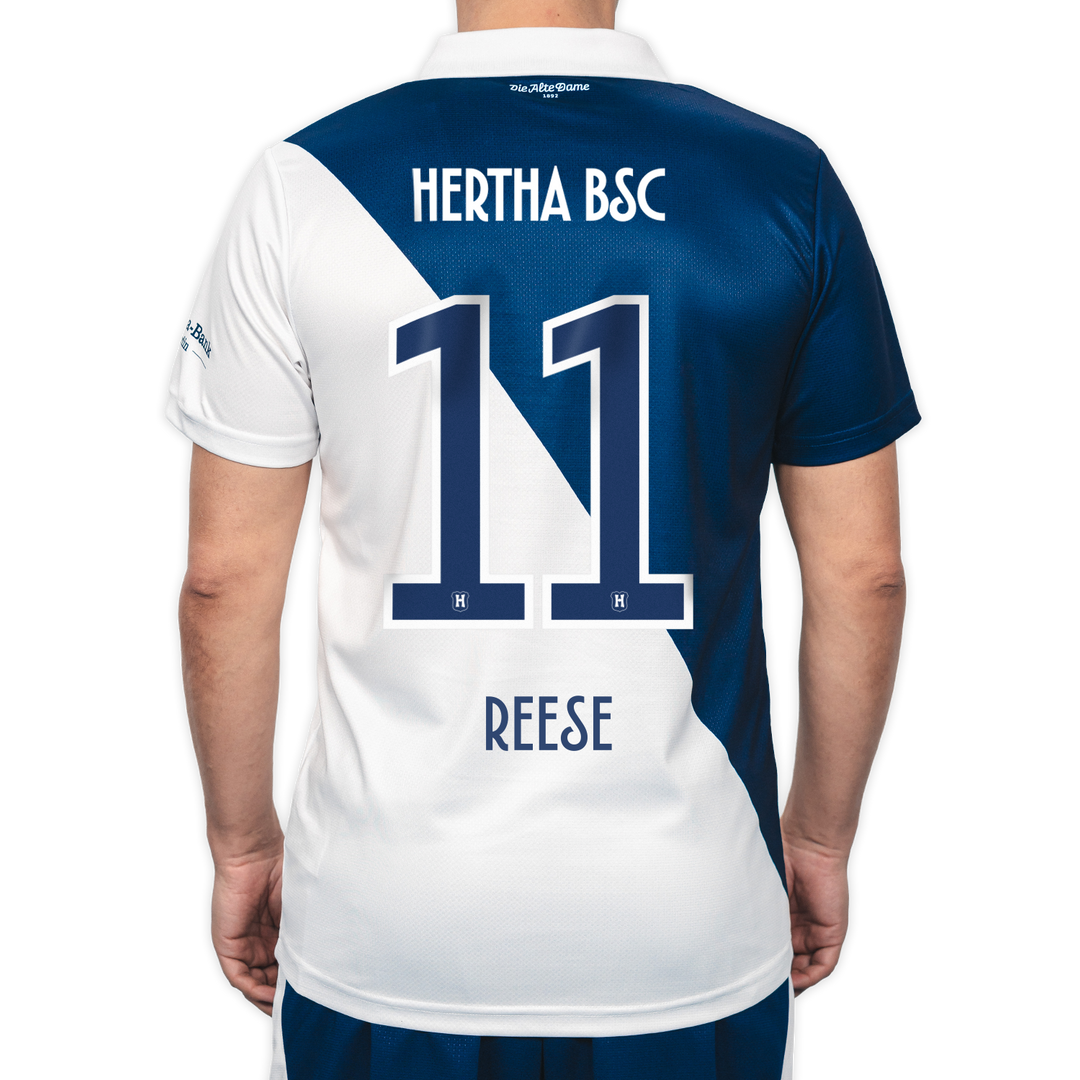 Hertha H-Trikot 25/26 Beflockung Zeefuik Rückansicht