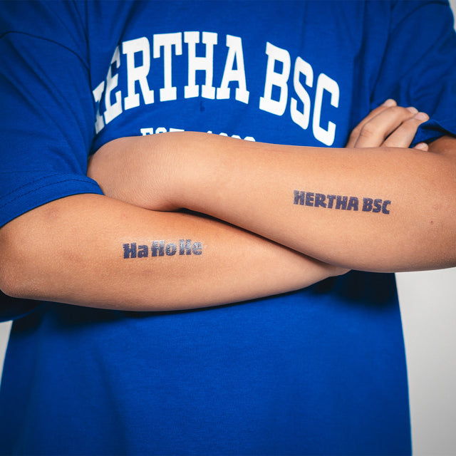 Hertha Hauttattoo-Set HaHoHe Hertha BSC an Haut
