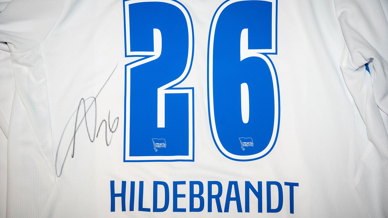 Hertha Heimtrikot Niklas Hildebrandt Detail