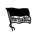 Beflockung Schriftzug Hertha BSC weiß Erw.