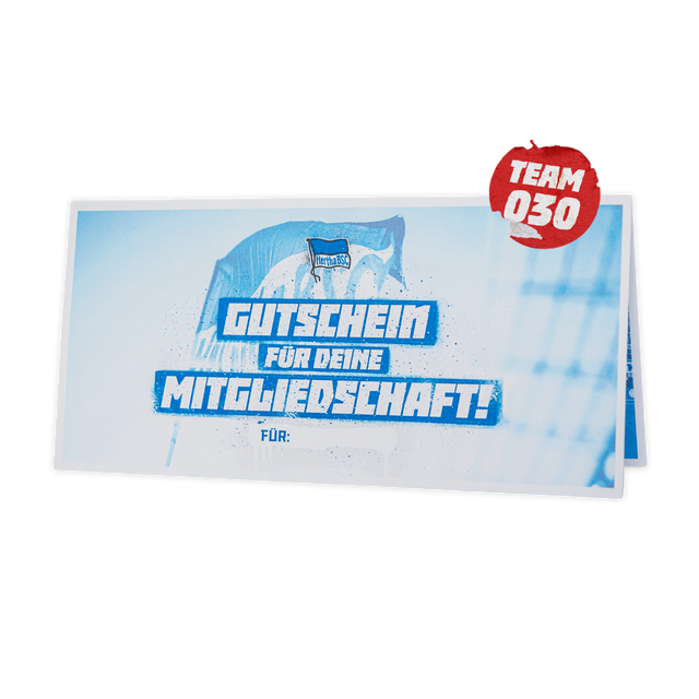 Hertha BSC Gutschein für eine Mitgliedschaft