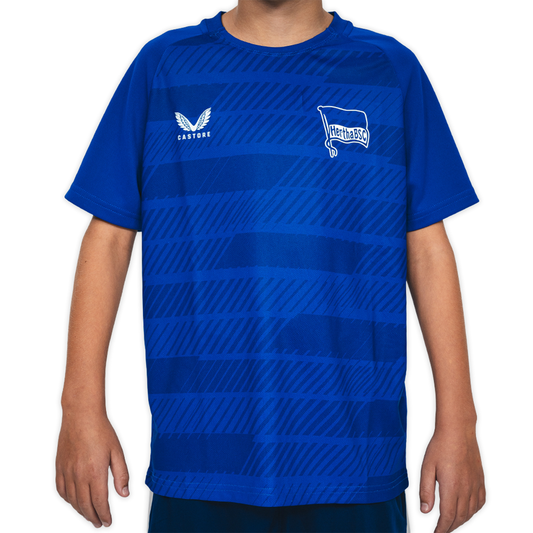 Trainingsshirt Lineation Playing Kids blau
