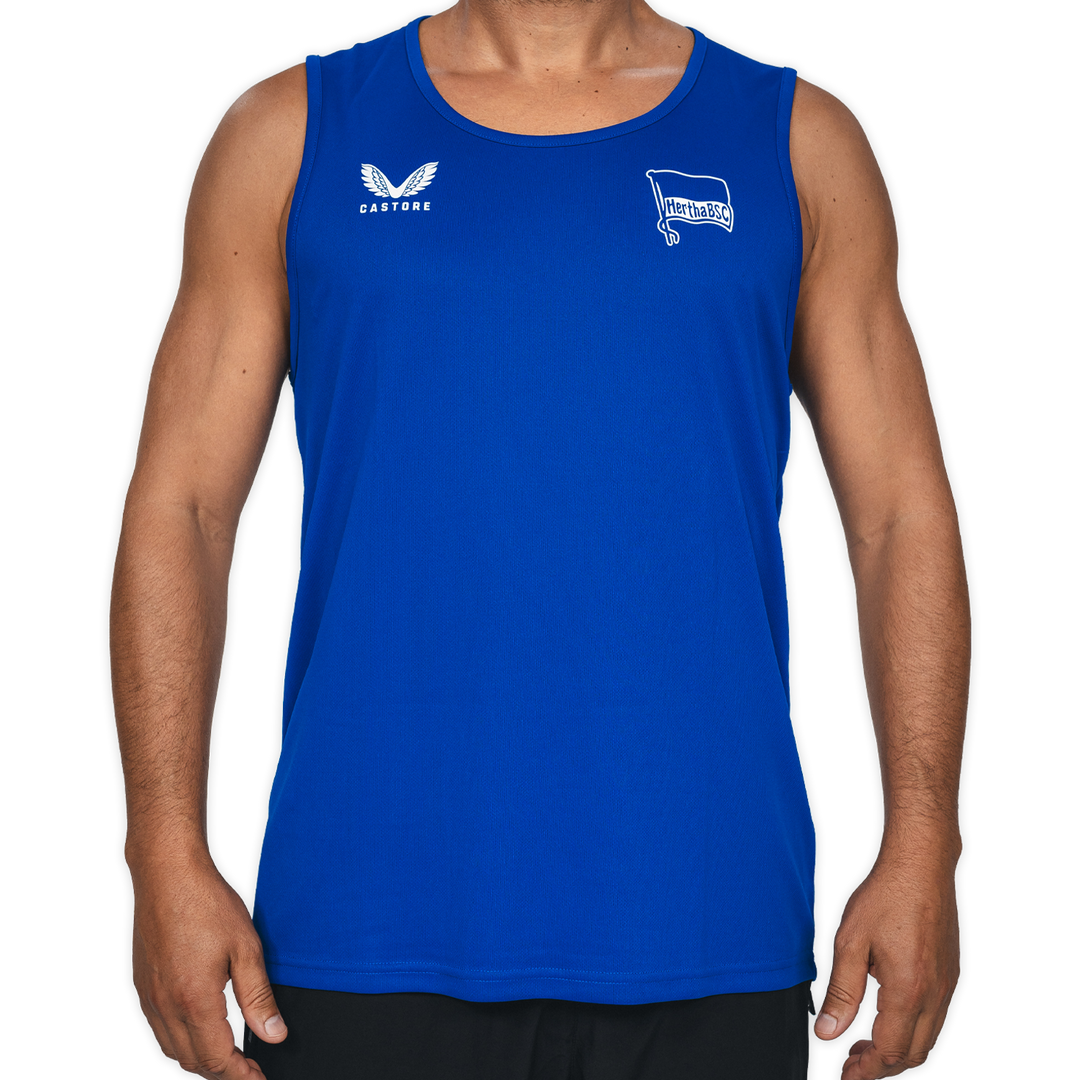 Hertha Trainingstop Castore blau