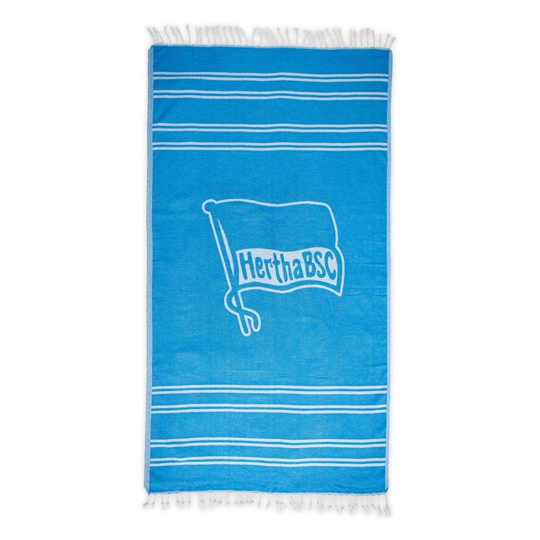 Hertha Strandtuch Logo 180 x 100 cm