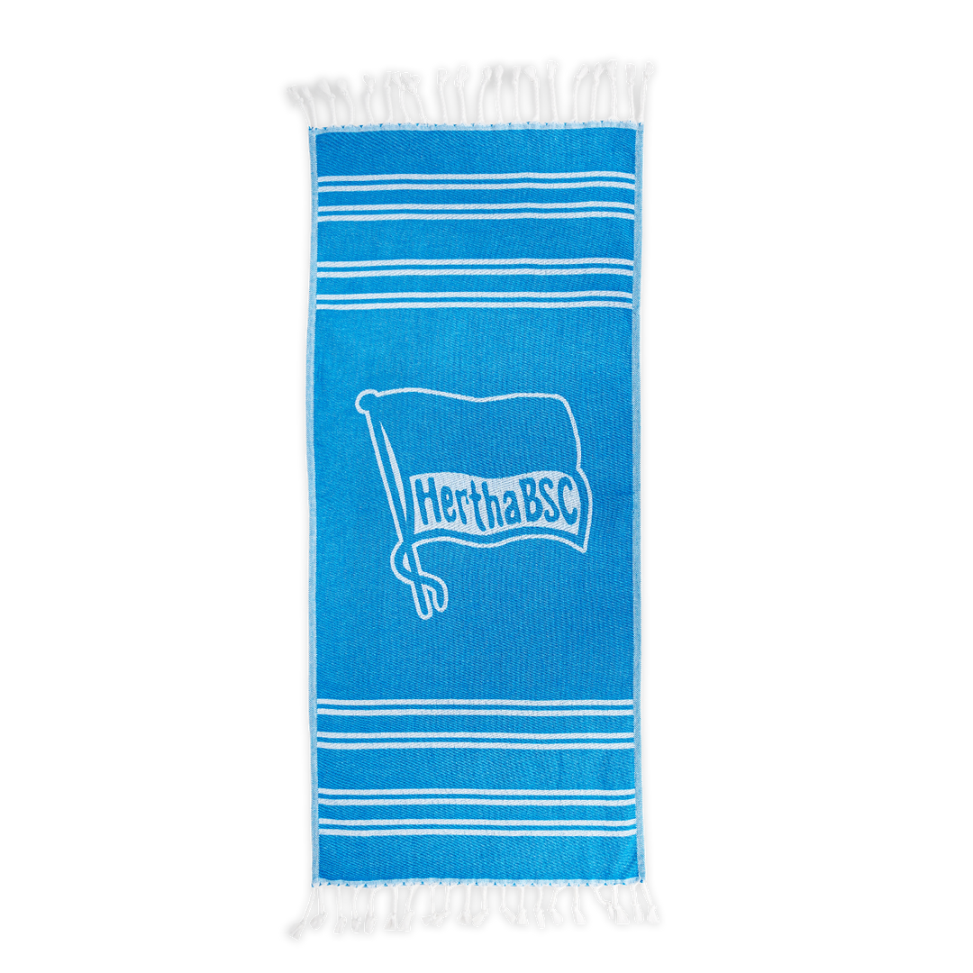 Hertha Strandtuch Logo 45 x 100 cm