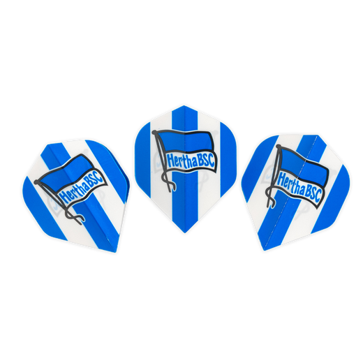 Dart Flights Blau-Weiß 3er-Set