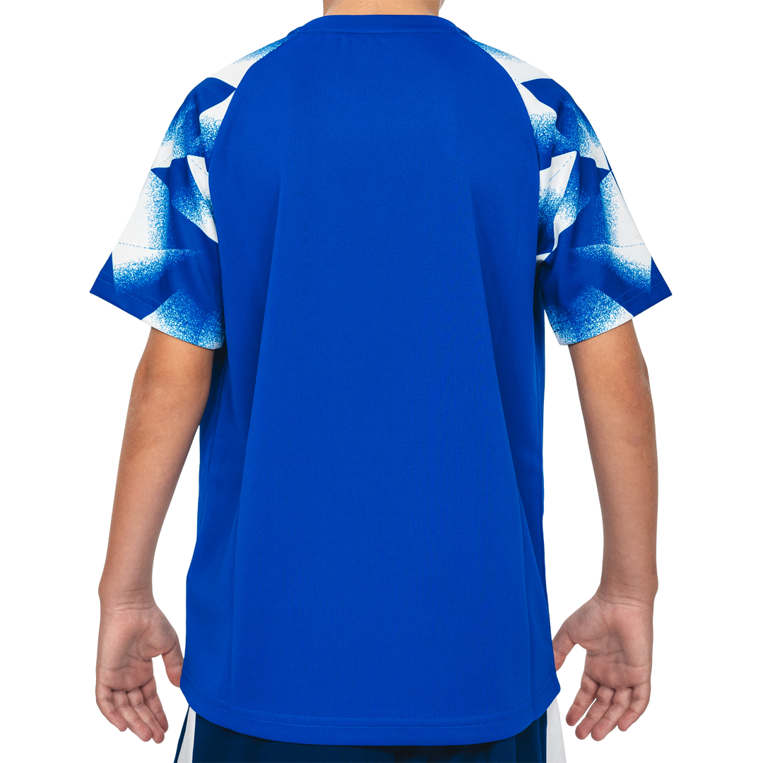 Trainingsshirt Graphic Sleeve Kids blau