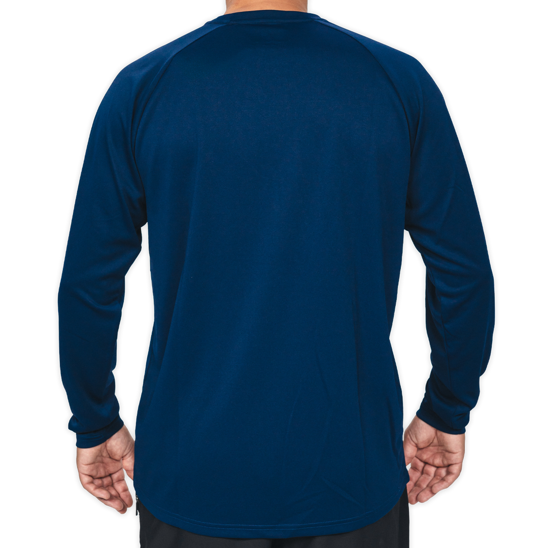 Trainingsshirt Castore navy langarm