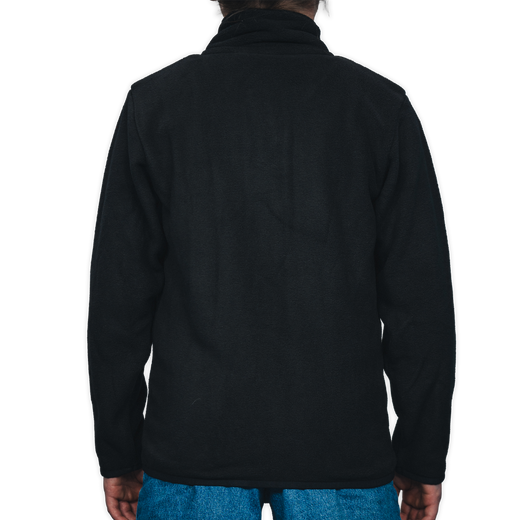 Fleecejacke Logo Schwarz Kids