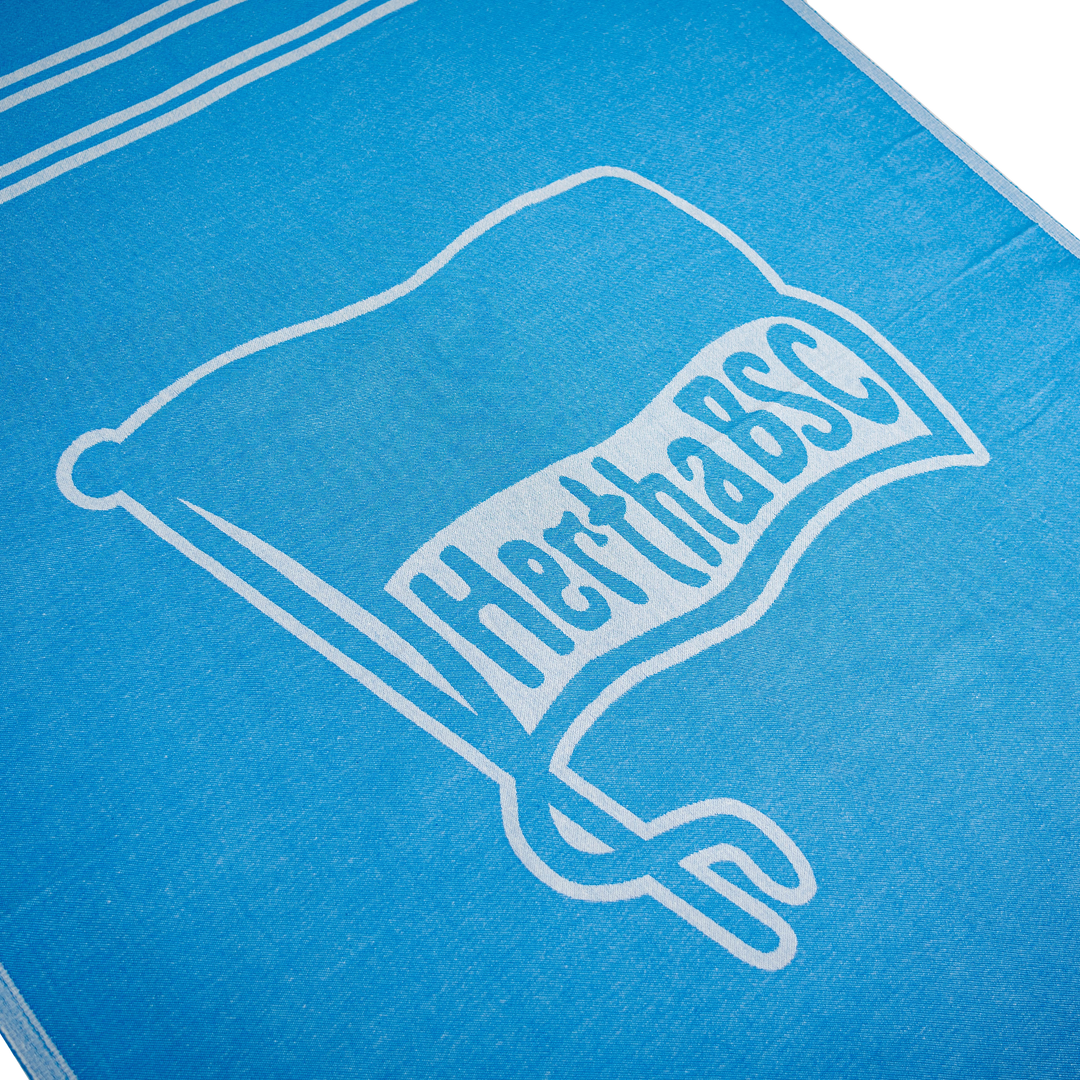 Hertha Strandtuch Logo 180 x 100 cm