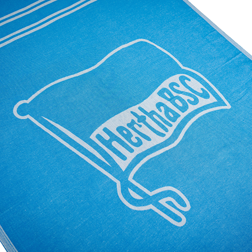 Hertha Strandtuch Logo 180 x 100 cm