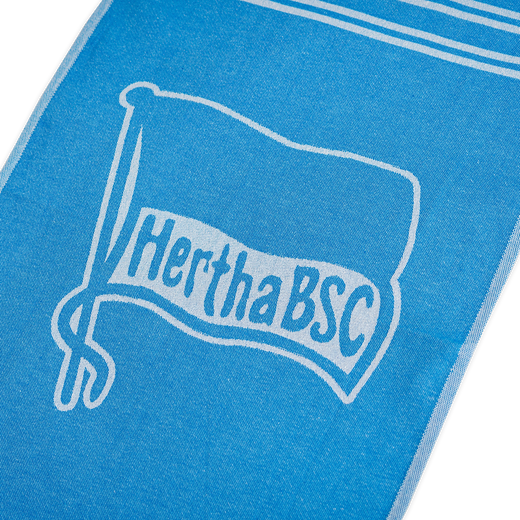 Hertha Strandtuch Logo 45 x 100 cm
