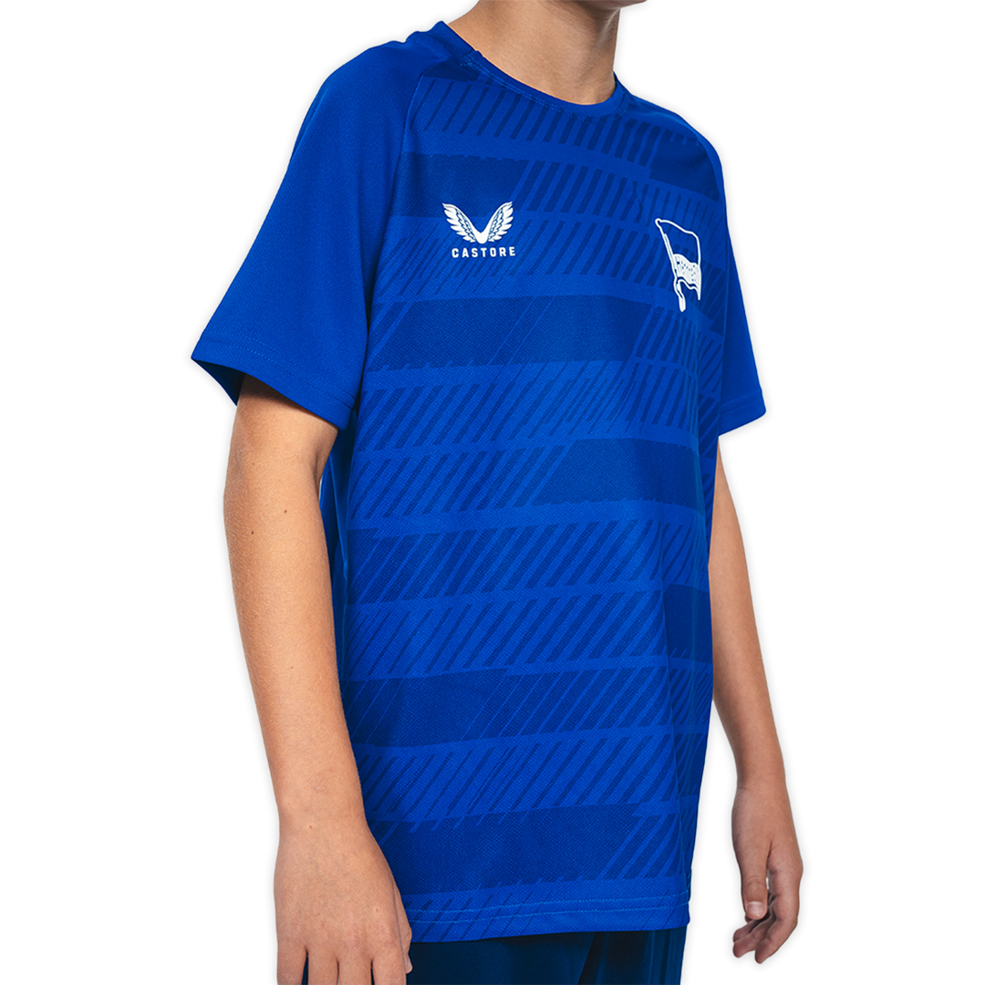 Trainingsshirt Lineation Playing Kids blau