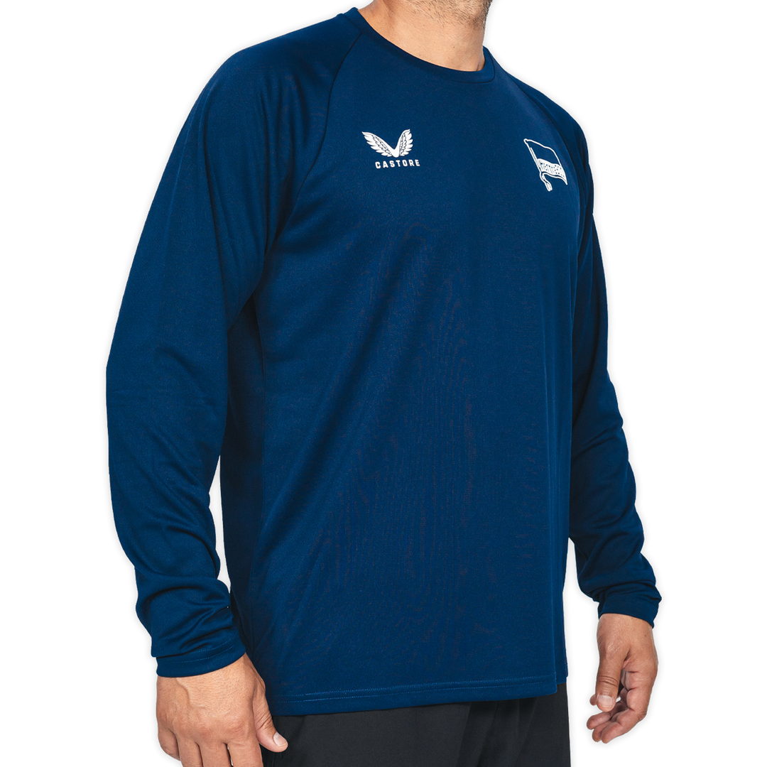 Trainingsshirt Castore navy langarm