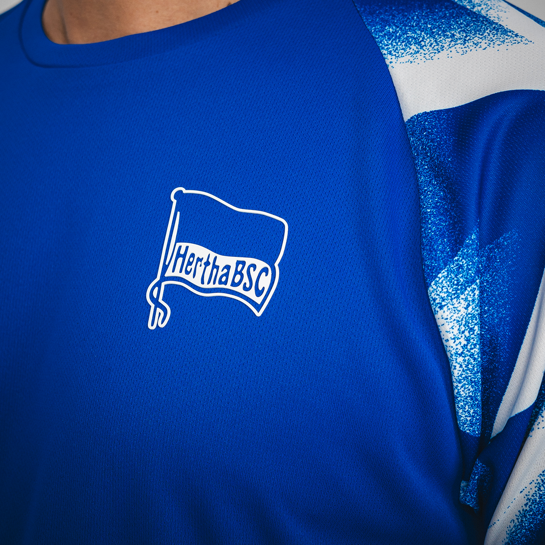 Trainingsshirt Graphic Sleeve blau