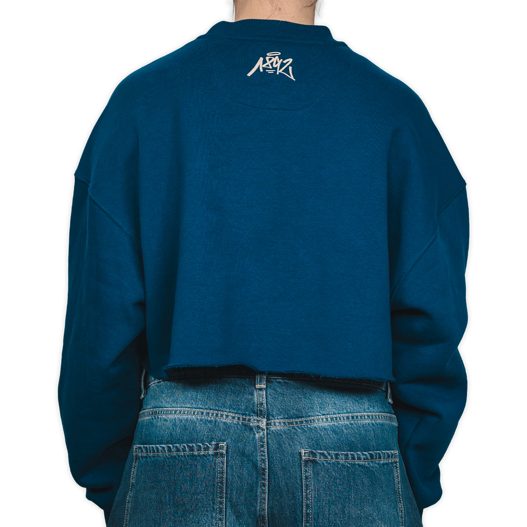 Hertha Sweatshirt Cropped Tag 1892 Rückansicht