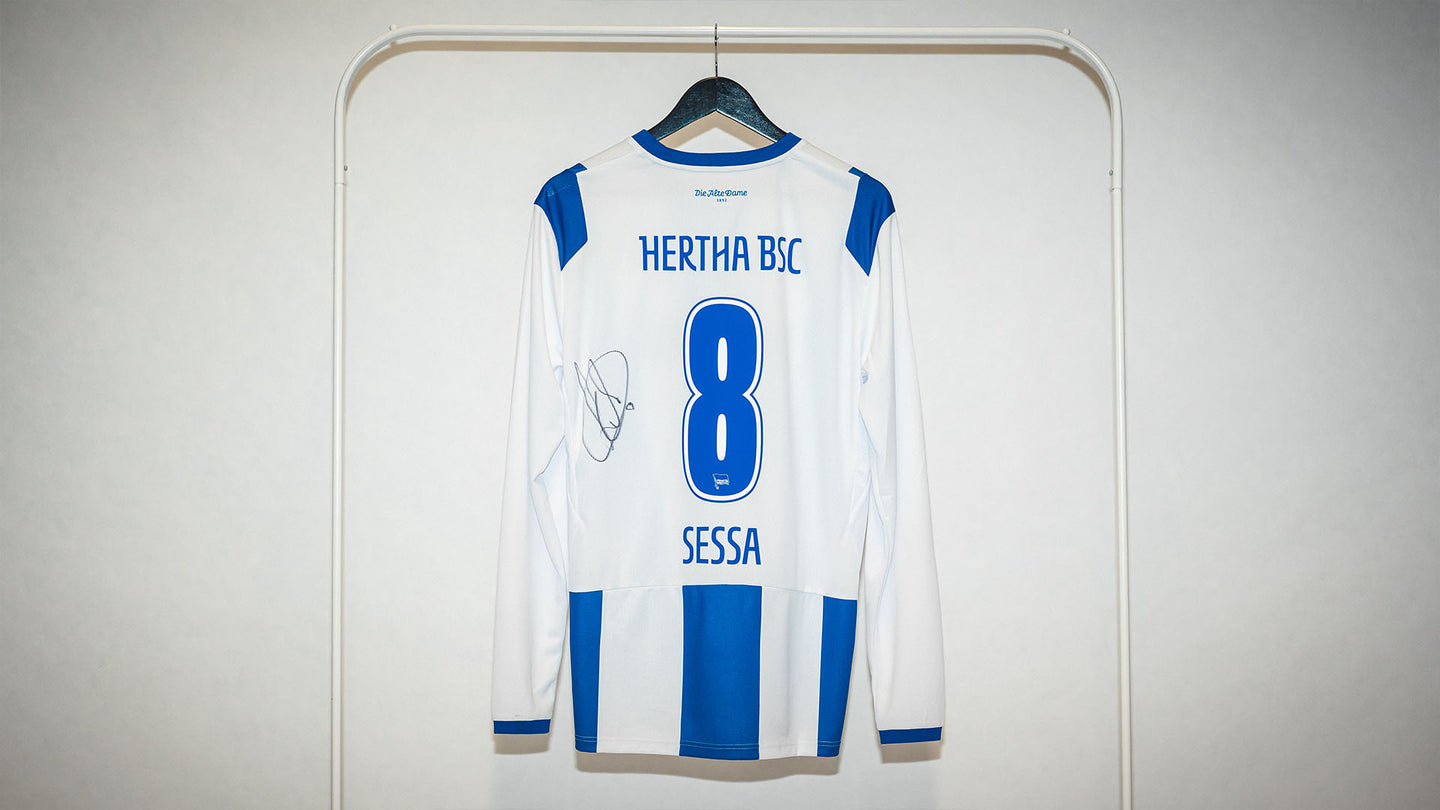 Hertha Torwarttrikot Kevin Sessa #8 Rückenansicht