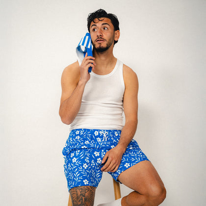 Badehose Hawaii Styling Kevin Sessa