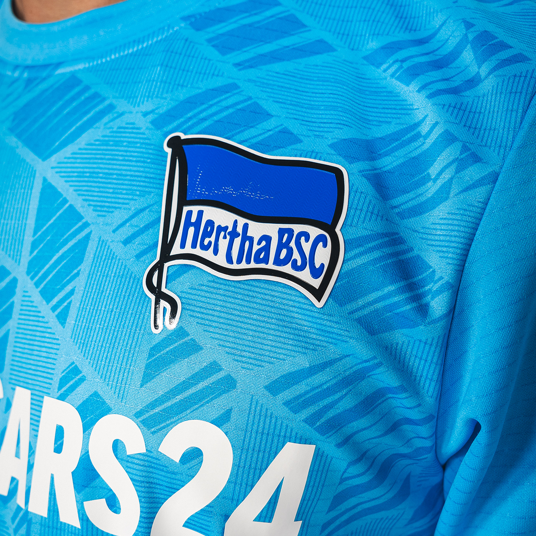Hertha Torwarttrikot 25/26 blau Hertha BSC Fahne