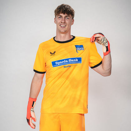 Hertha Torwarttrikot 26/27 orange kurzarm mit Tim Goller