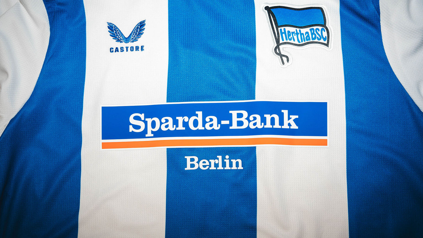 Hertha Heimtrikot Marten Winkler Frontansicht Detail 